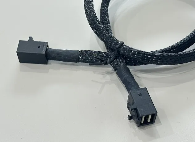 Conector 2-Pin Conjunto de Cable de Alimentación Trenzado, Arnés Macho Hembra Blindado para Electrónica Industrial, Sistemas de Vehículos y Suministros de Servidores en Rack Conector