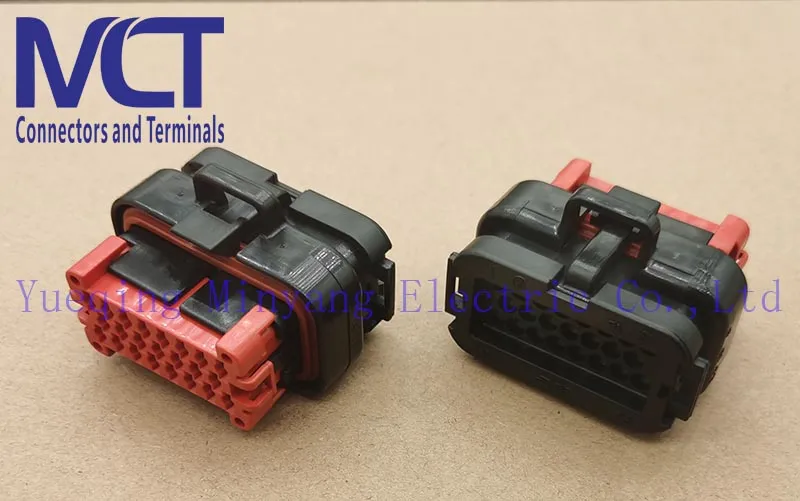 8 Conector de encabezado de pin ECU Ampseal de Tyco Automotive para PCB de potencia 776280-1 pines