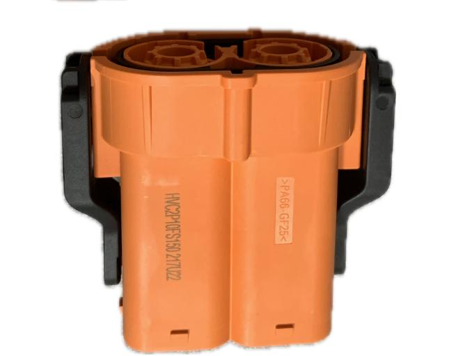 Conector de Sistemas de Conexión Automotriz Amphenol Hvc2p10fs170 Alta Tensión, Alta Corriente, 35mm2~70mm2 Cable, Blindado de Metal, Hvil