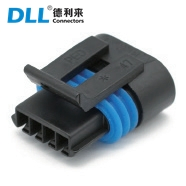 12162190 4 Conector Electrónico Impermeable del Sensor de Presión de Entrada del Motor de Pin
