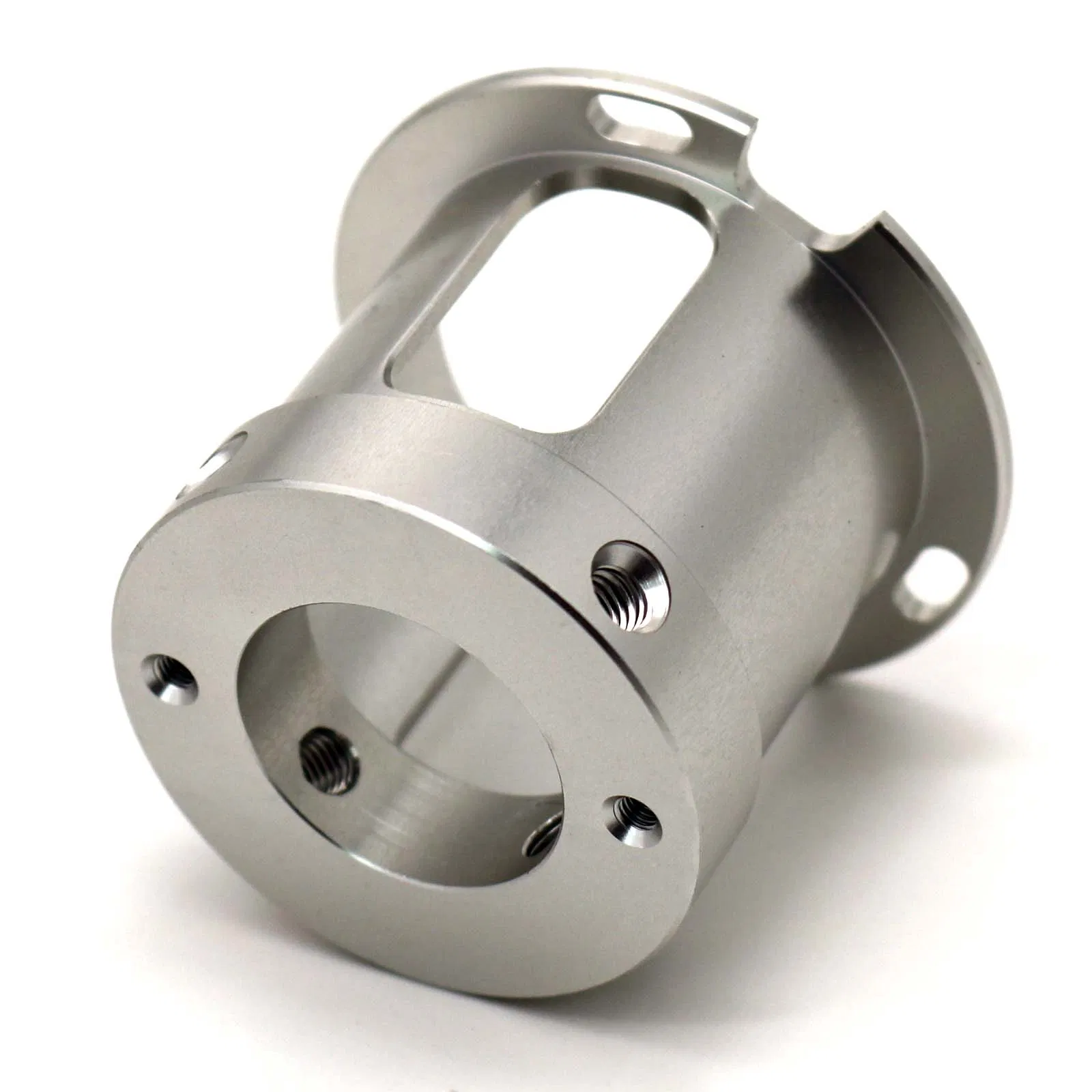Piezas de mecanizado CNC personalizadas de precisión, fresado y torneado en acero inoxidable 316 conector para automoción