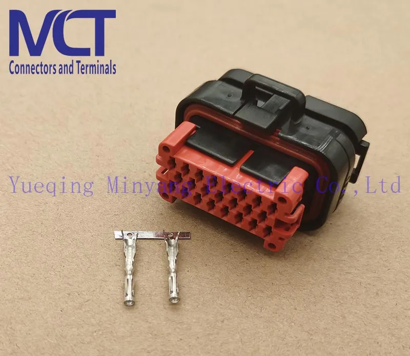 8 Conector de encabezado de pin ECU Ampseal de Tyco Automotive para PCB de potencia 776280-1 lateral