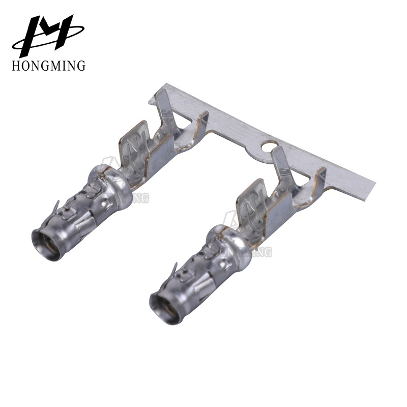 Conector terminal de crimpado para arneses eléctricos automotrices de cobre fosforado niquelado