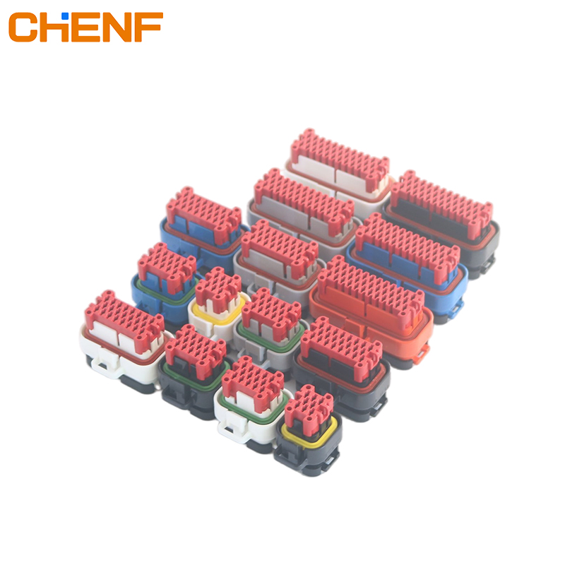 Conector de potencia rápido de arnés de cableado sellado de nylon con contacto de latón automotriz 8 vías 776286-1 personalizado