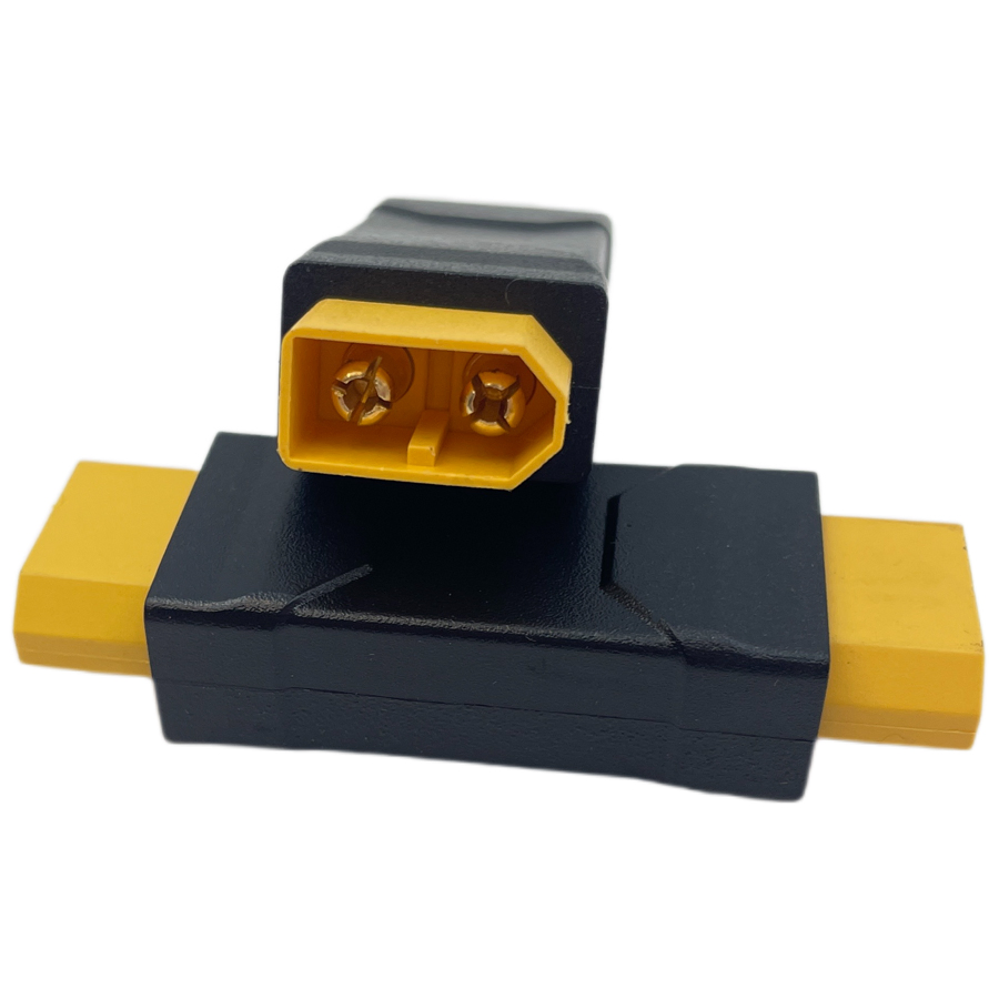 Xt60 Adaptador de conector de batería de potencia de macho a hembra para automóvil