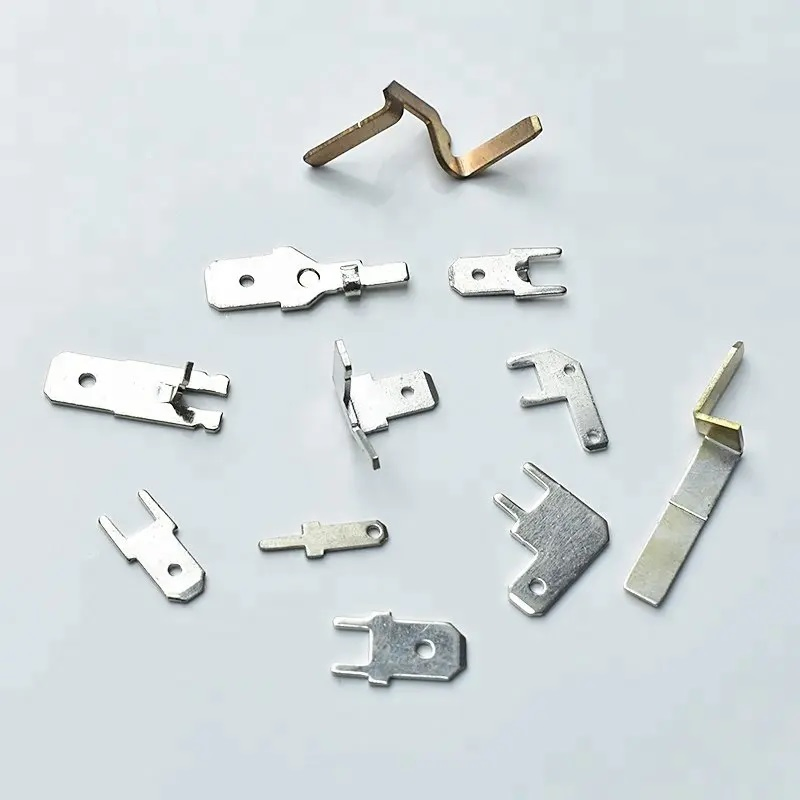 110 187 205 250 0.8mm Conectores de terminales de tabulación de PCB de pin de latón soldado de cable eléctrico automotriz