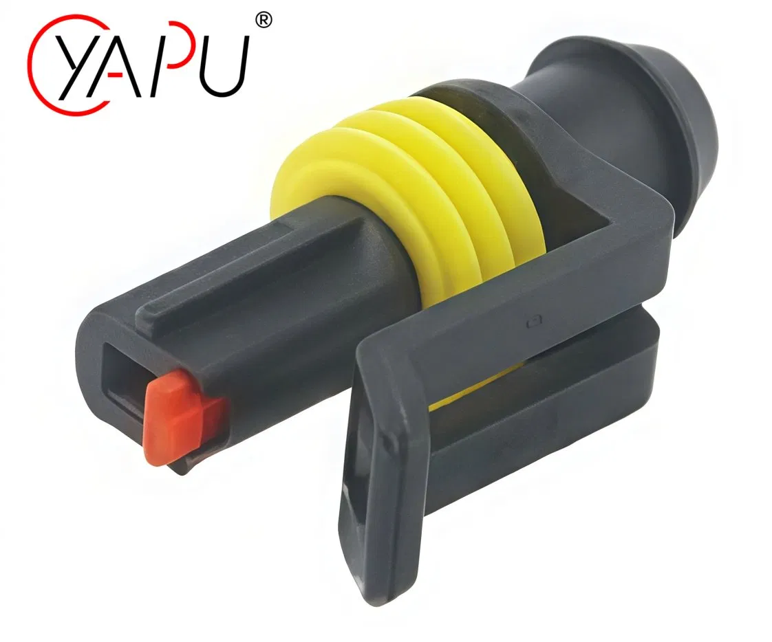 282103-1, 282079-1, 282104-1, 282080-1, 282105-1, 282087-1, 1-6 Conector Automotriz Femenino de Pin Fale PA66 Fábrica Mayorista de Carcasa de Receptáculo Impermeable
