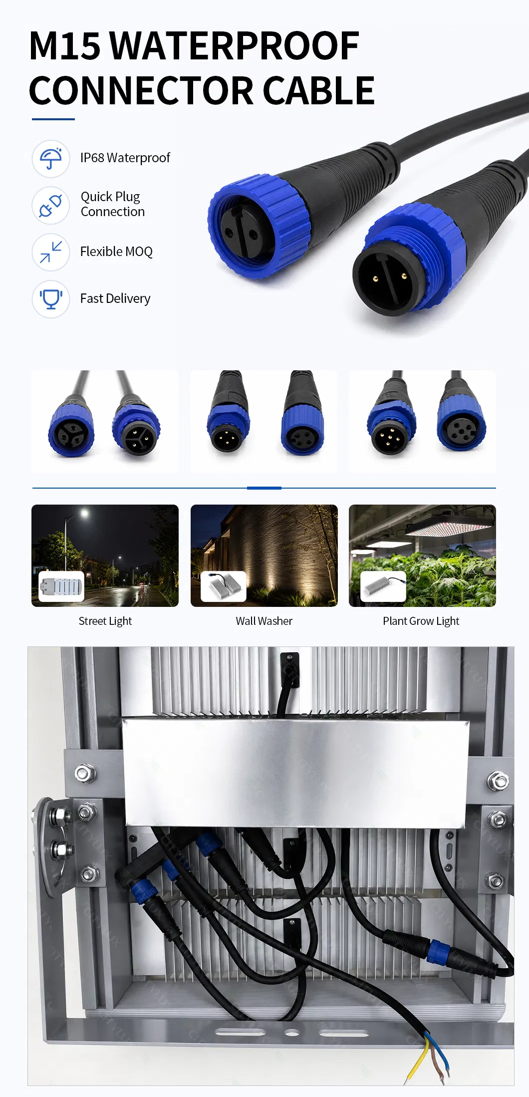 Especificaciones visuales del conector