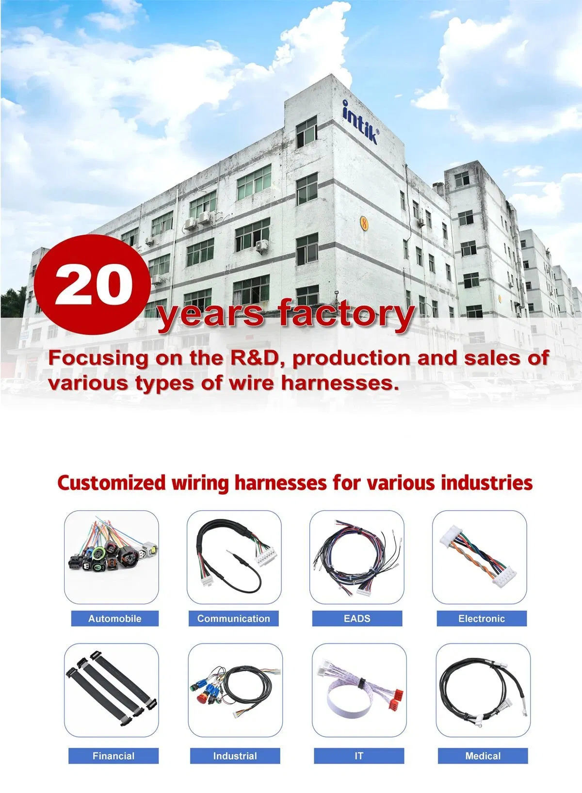 Conjunto de Cable FFC Flexible de Grado Automotriz 1.25mm Arnés de Hilo para Cableado Interno del Vehículo