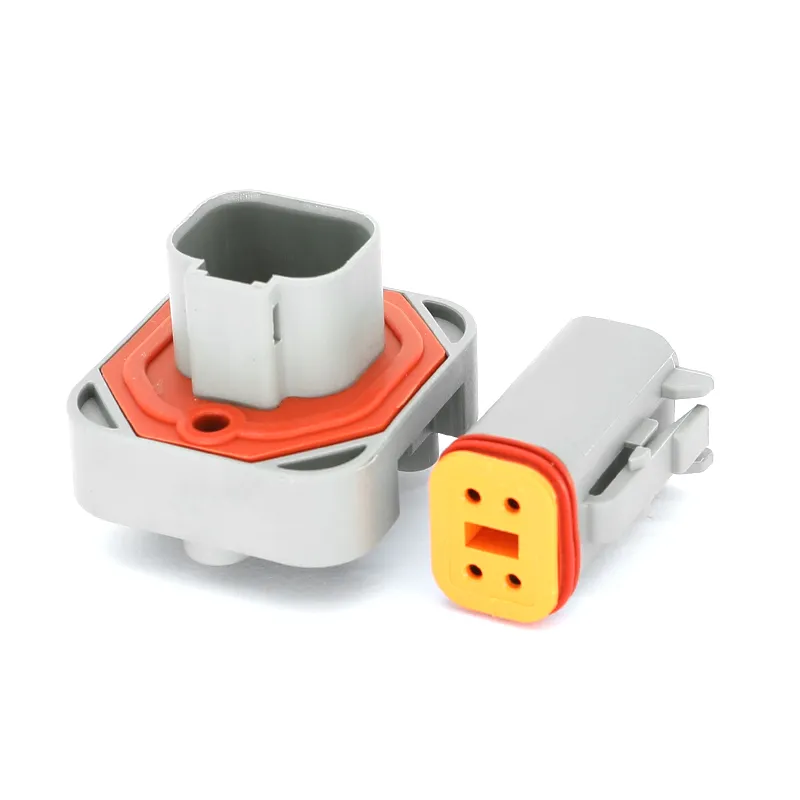 2/4/6/8/12pin Dt15 Conector Automotriz Impermeable Dt Pin Recto Montaje PCB Cabeza Cable a Placa Enchufe Socket Venta Directa de Fábrica