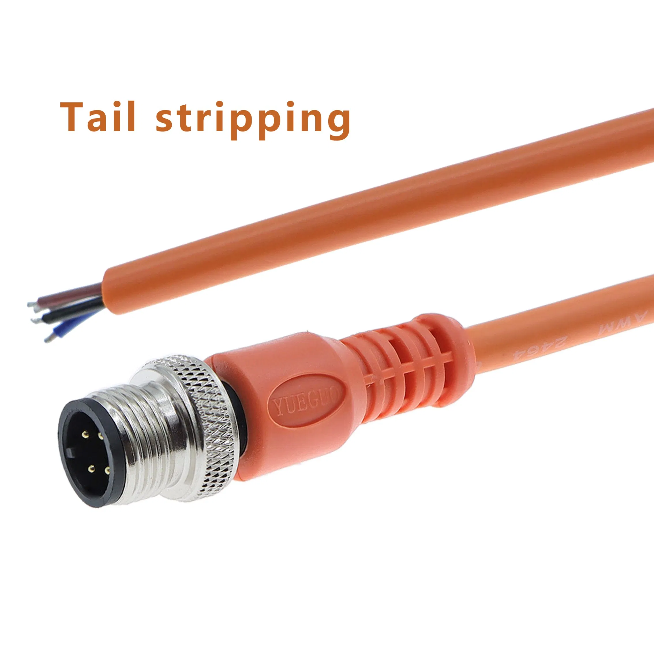 Cable Conector de Alto Rendimiento M12 para Carga de Vehículos Eléctricos