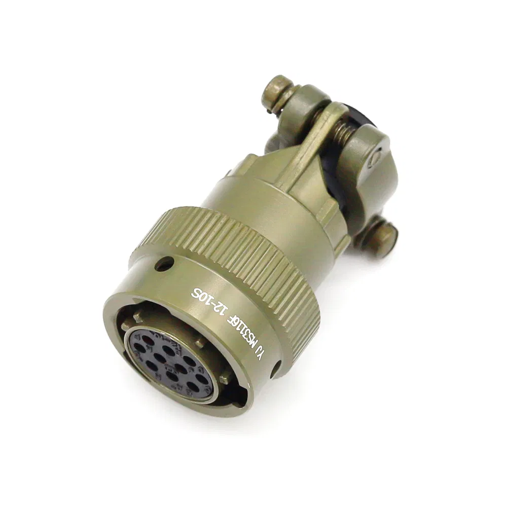Conector de soldadura con bloqueo de bayoneta duradero para 10-Pin aplicaciones