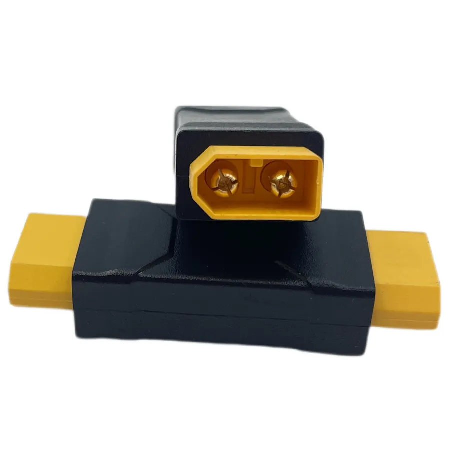 Xt60 Adaptador de conector de batería de potencia de macho a hembra para automóvil