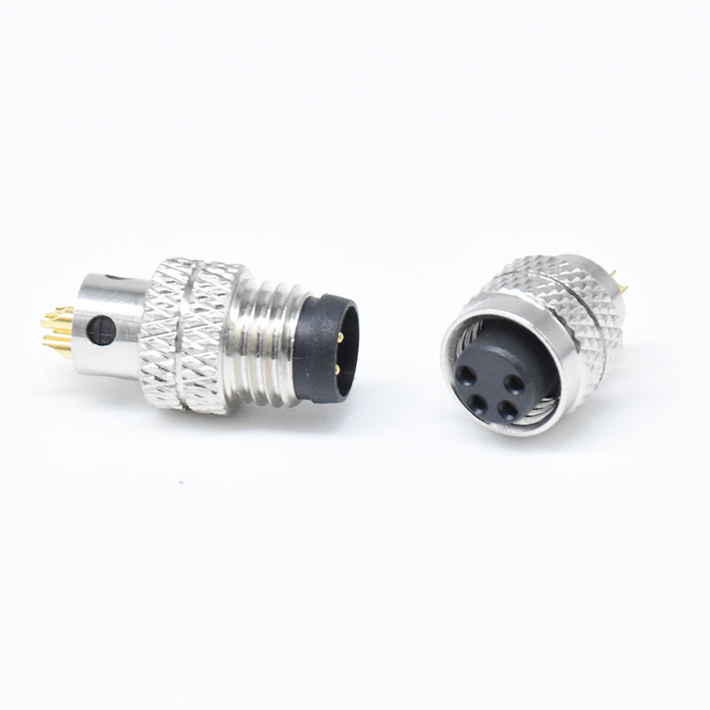 M8 4p Conector de inyección moldeada hembra para sensor 4pin Conector eléctrico automotriz a prueba de agua M8 Conectores de cable moldeados