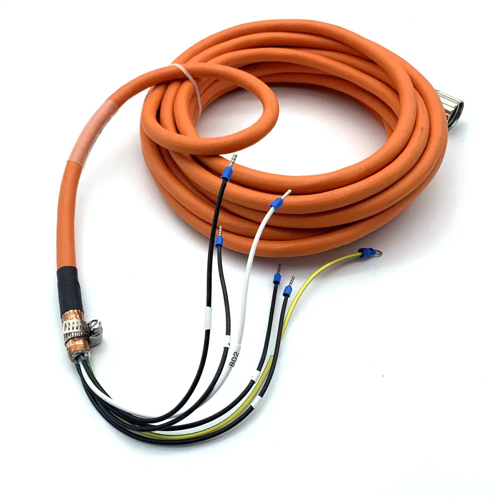 La aplicación de servo de M23 Cable de 6 polos Conector del codificador de servomotor.
