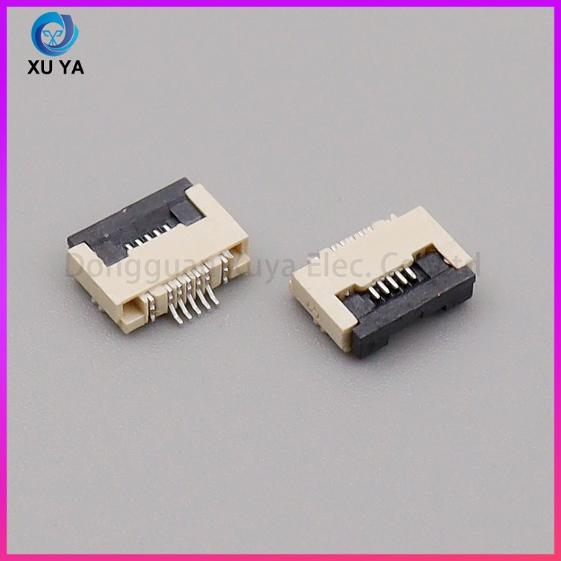 Fábrica de Suministro Estable y Venta Directa 0.5mm 12pin Conector FPC de Montaje Inferior para Socket FFC para Control Industrial y Iluminación LED Automotriz