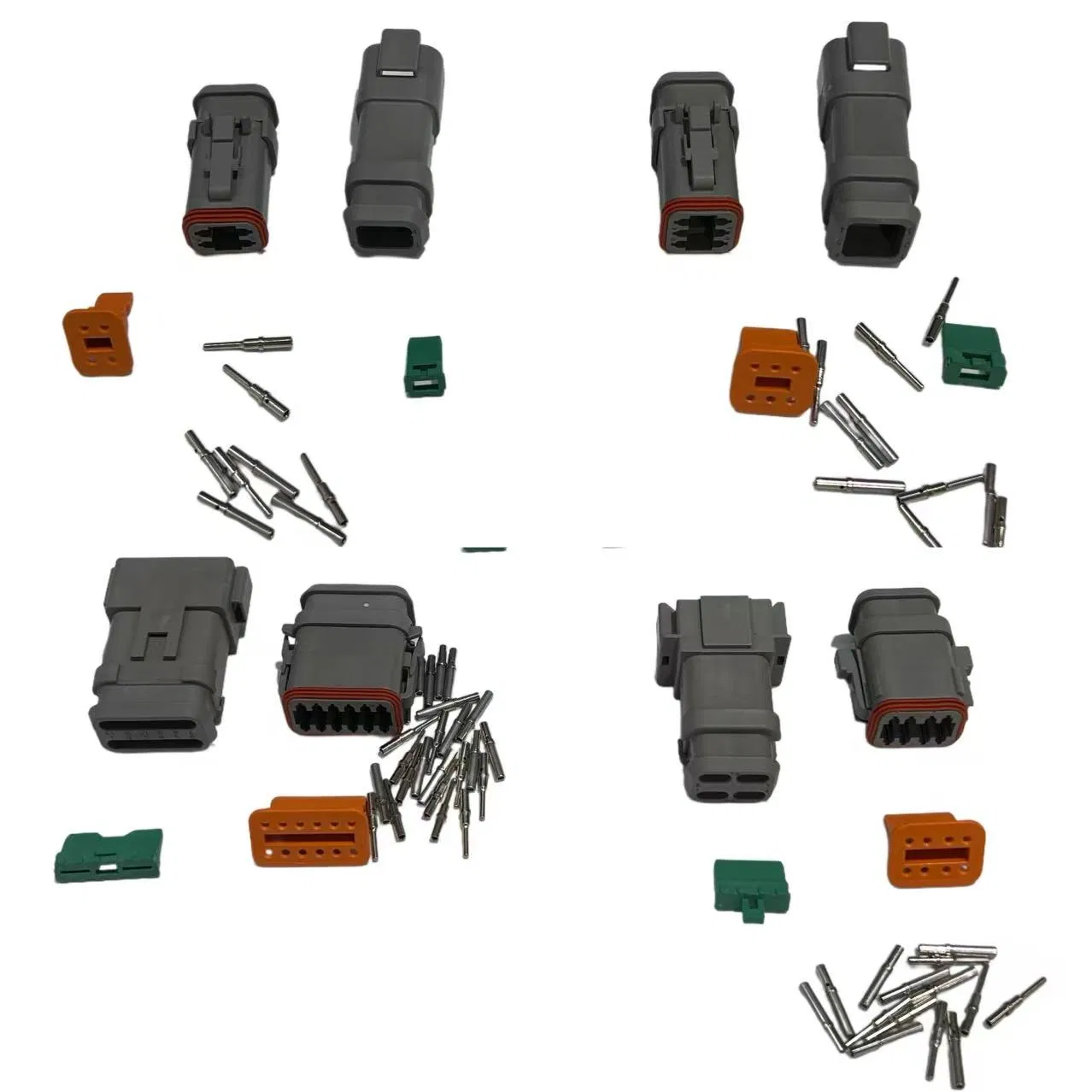 4/6/8/12 Pin Dt06-6s-E008 Dt06-6p-E008 Conector Dt Macho y Hembra Automotriz Impermeable Sellado Con Conector de Coche con Terminal