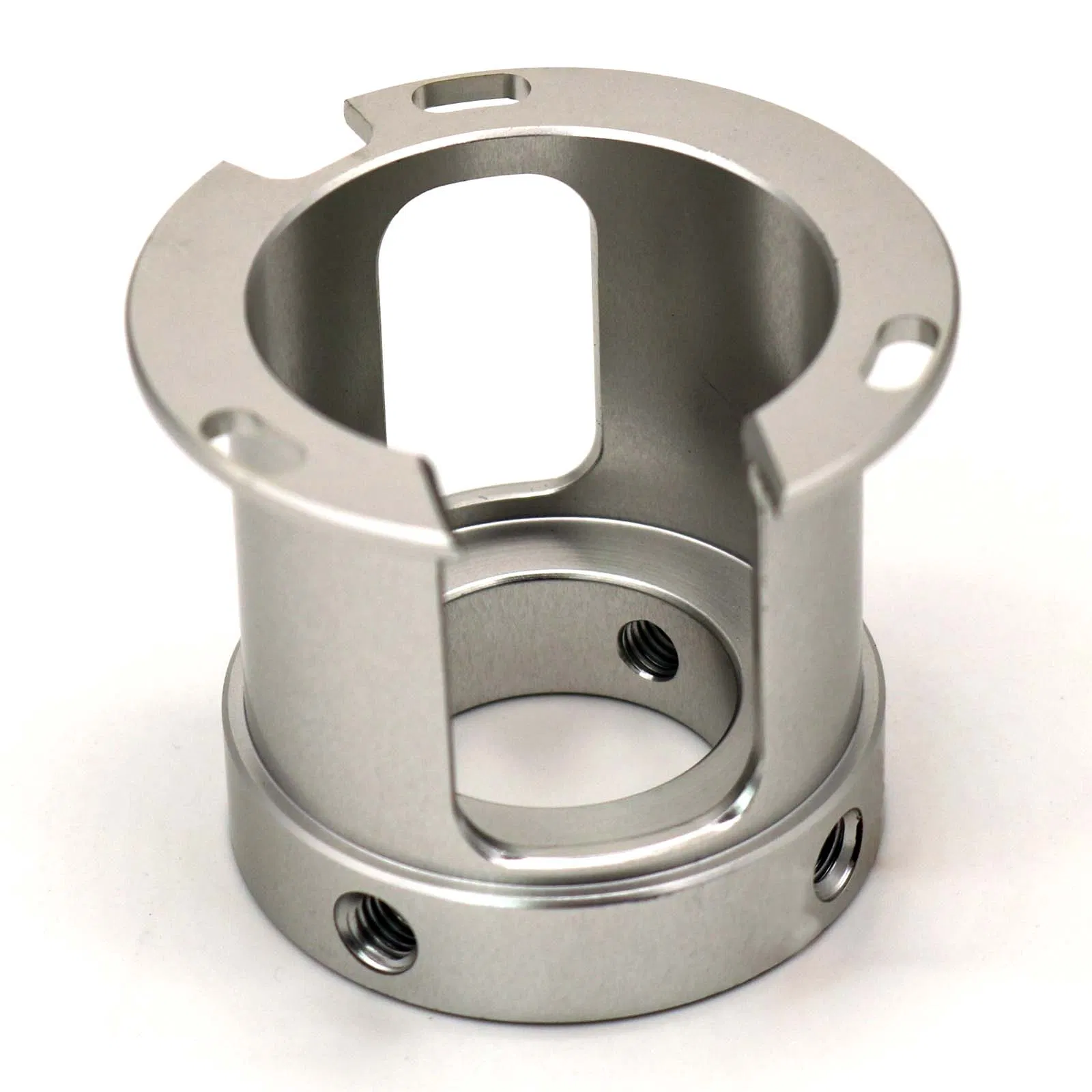 Piezas de mecanizado CNC personalizadas de precisión, fresado y torneado en acero inoxidable 316 conector para automoción