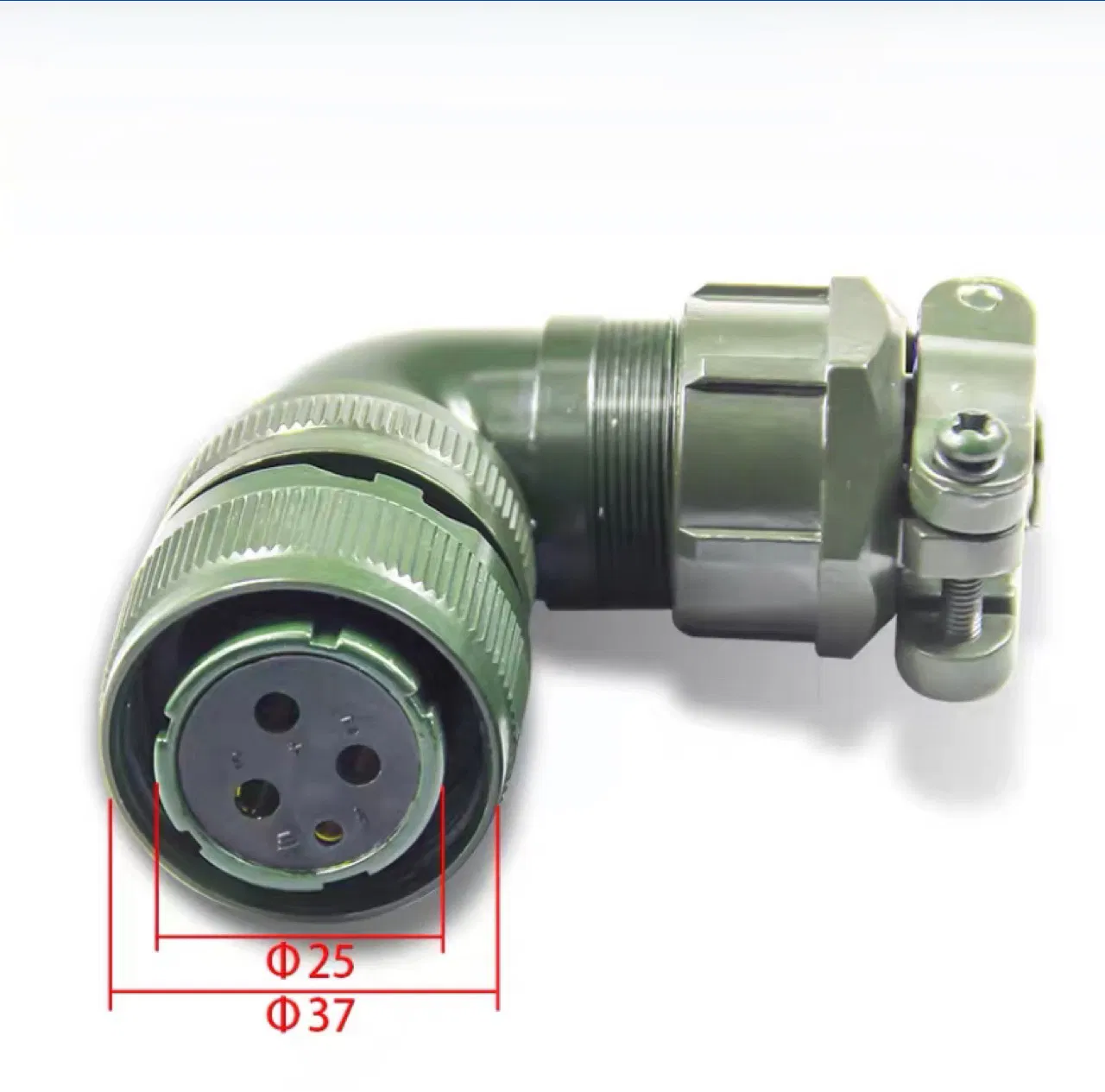 Conector de retroalimentación del codificador Huada Guangshu Mige 4-Core 4p Línea de alimentación motor servo con conector de aviación 15 Núcleo 15p