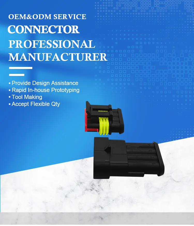 Conector de arnés de cableado a medida