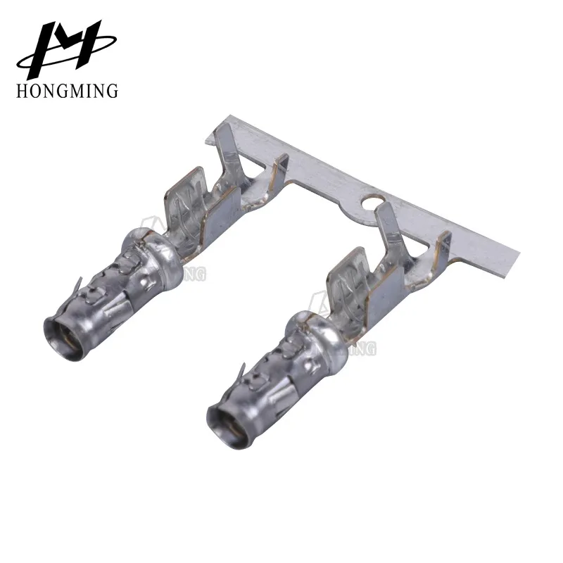 Conector terminal de crimpado para arneses eléctricos automotrices de cobre fosforado niquelado