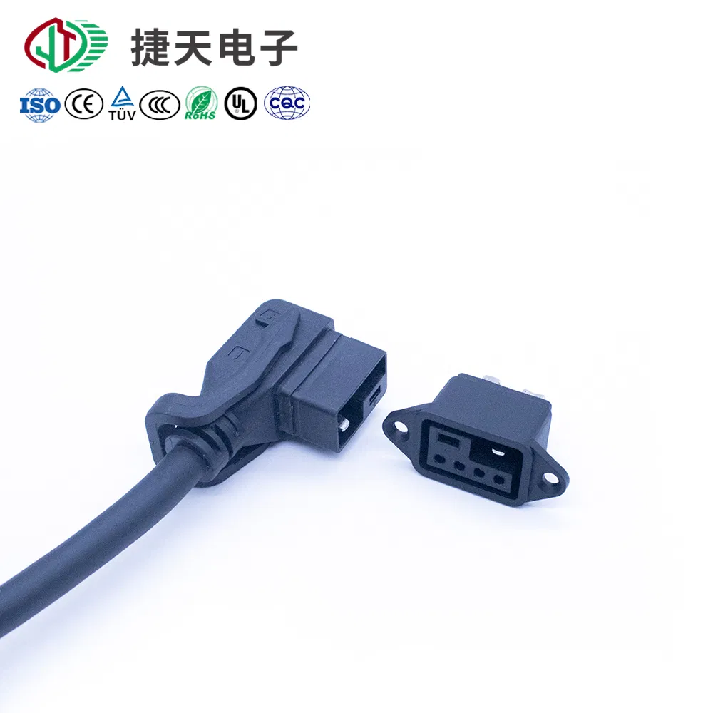 2+4 Gabinete de intercambio de carga y descarga de vehículos eléctricos, con conector impermeable para carga de batería de litio de motocicleta