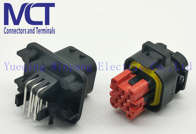 8 Conector de encabezado de pin ECU Ampseal de Tyco Automotive para PCB de potencia 776280-1