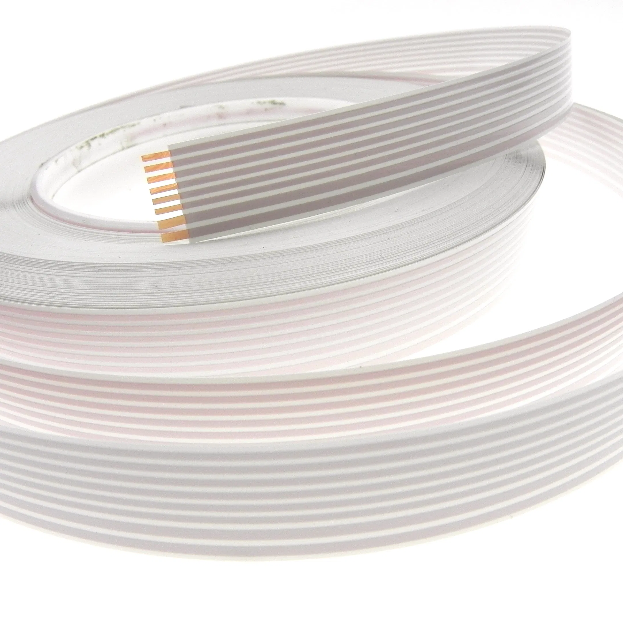 Arnés de cableado de automóvil de alta calidad ODM / OEM Espaciado 2.6/2.2/1.8*8 mm 8pin Cable FFC flexible plano arnés de airbag 890mm para Camry y Jiamei