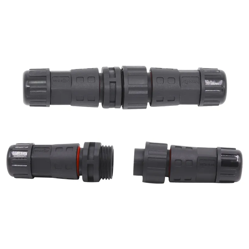 Conector de Potencia a Prueba de Agua para Ensamblaje de Motor Agrícola Exterior 2pin Masculino Femenino