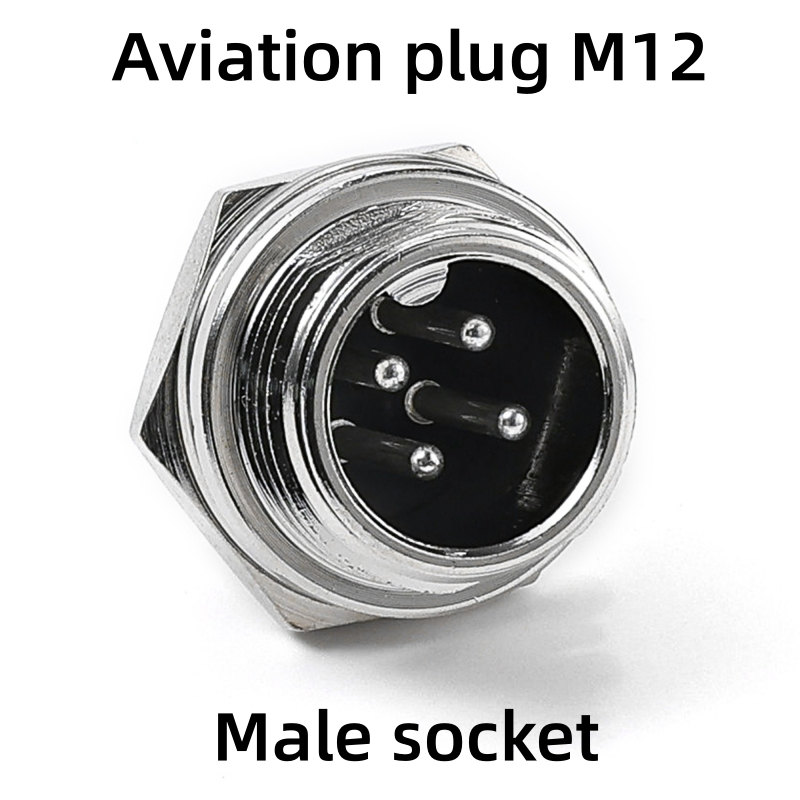 M12 5-Pin Conector Masculino Perfecto para Necesidades de Sensores y Automatización