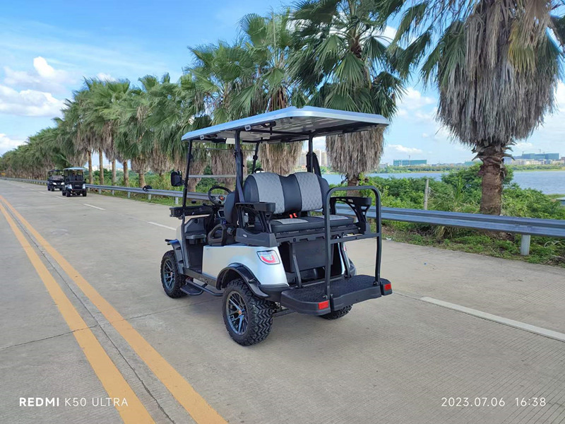 Carrinho de Golfe Elétrico para Uso em Clube de Golfe Carro Elétrico Pequeno