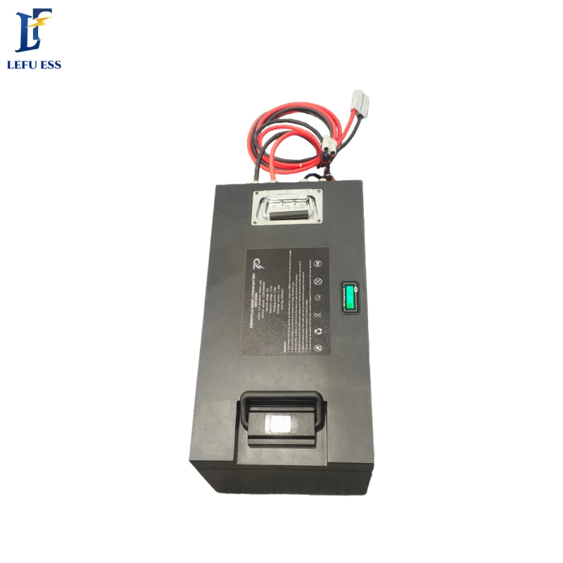 Bateria de Alta Capacidade LiFePO4 para E Rickshaw 48V 64V, 125ah 160ah, 180ah, GPS Antifurto, Células de Grau A Jk Jbd BMS