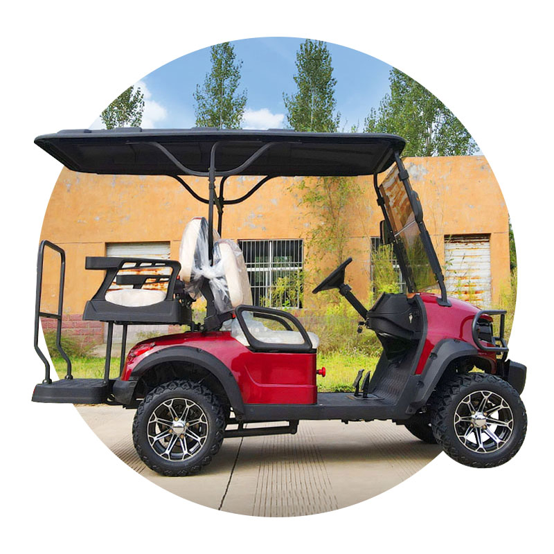 Aprovado pelo CE 4-Seater Carrinho de Golfe à Venda a Preços Diretos de Fábrica – Perfeito para Campos e Uso Recreativo