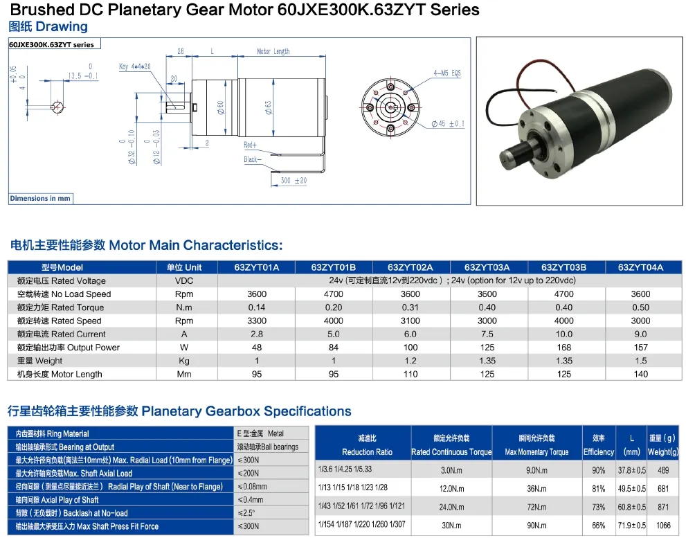 Motor DC típico modelo 8