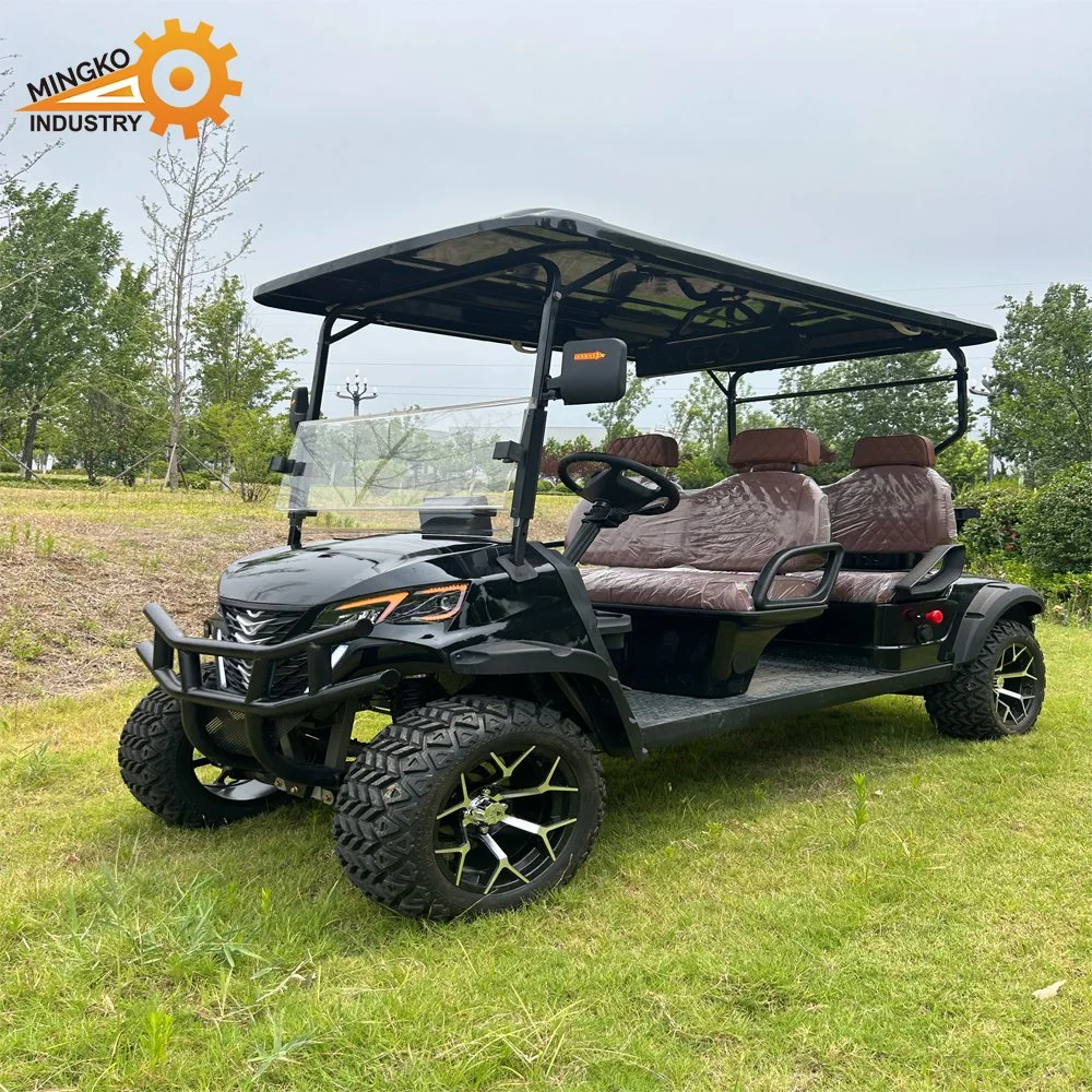 Preços 4WD Mini Club Legal na Rua 48V 60V 72V Elétrico com 2 Assentos 4 Assentos 6 Assentos Veículo de Litio para Bateria, Pneus Off Road, Buggy de Caça Elevado à Venda