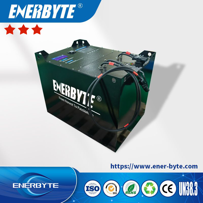 Bateria de Empilhadeira Elétrica Recarregável de Íon de Lítio Enerbyte 83.2V 460ah Bateria de Tração com LiFePO4 UL Un38.3
