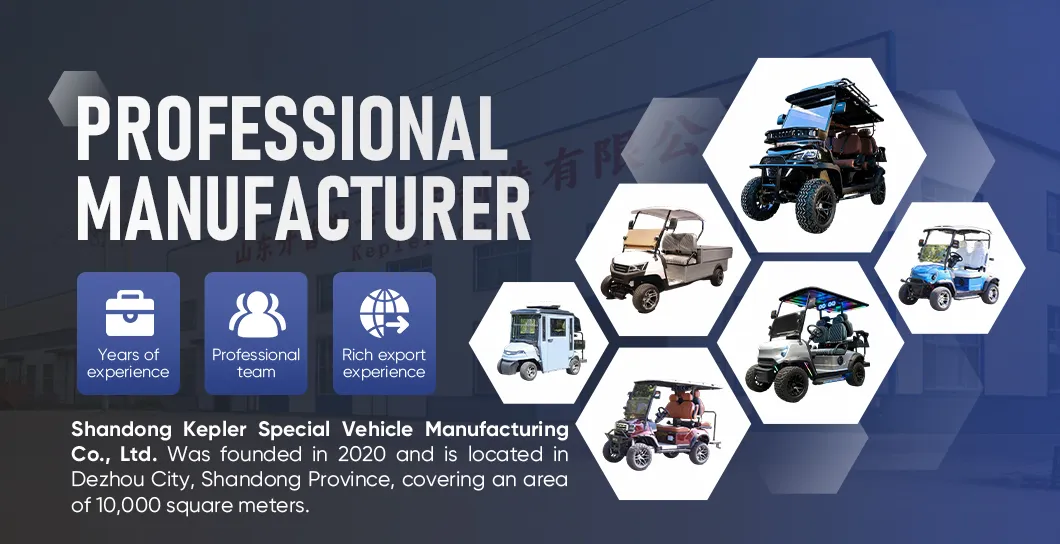 Peças de Carrinho de Golfe Elétrico de Alta Resistência para Necessidades de Transporte Costeiro