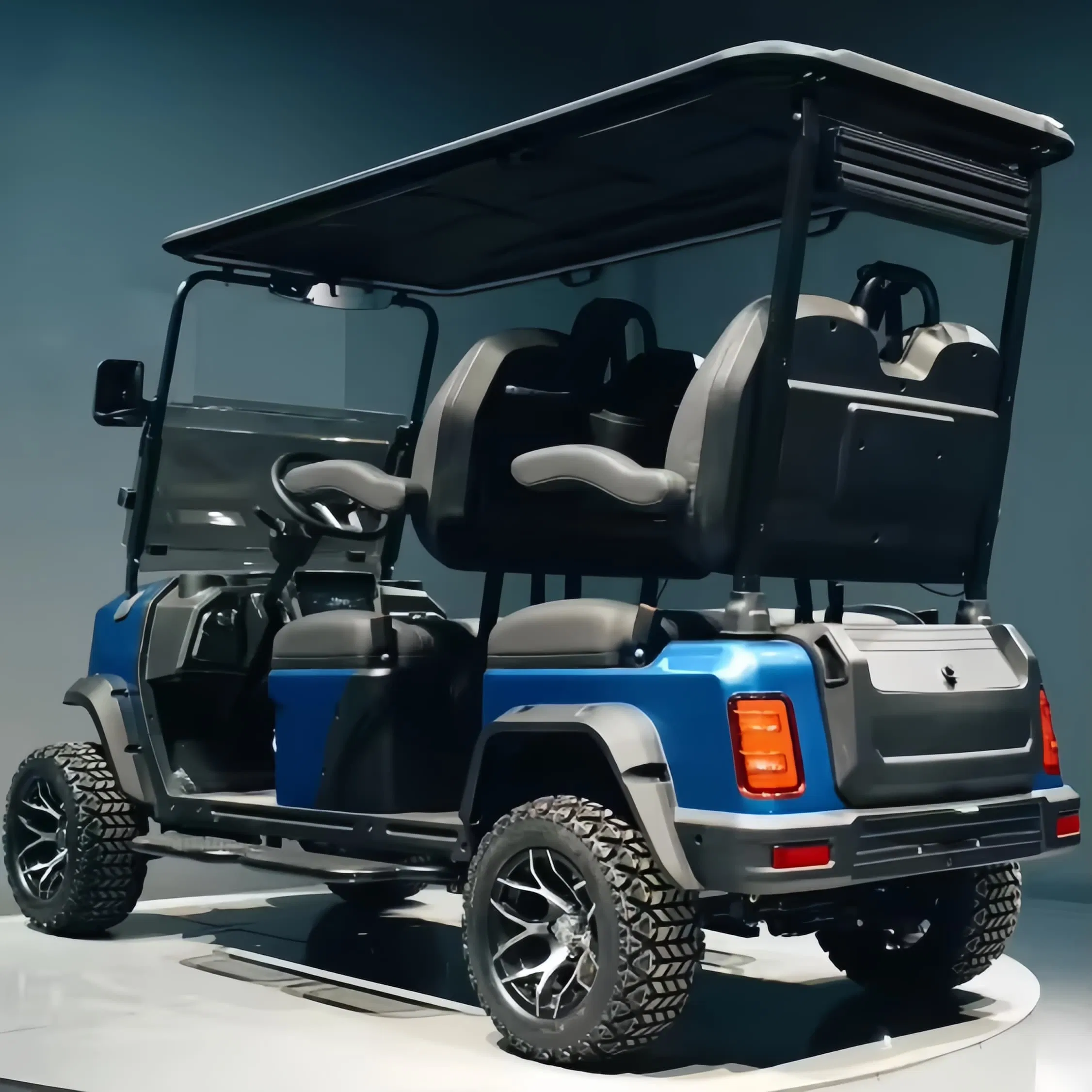 Carrinho de Golfe Elétrico Luxuoso Tongcai Kepler 4 Lugares para Conforto Extra