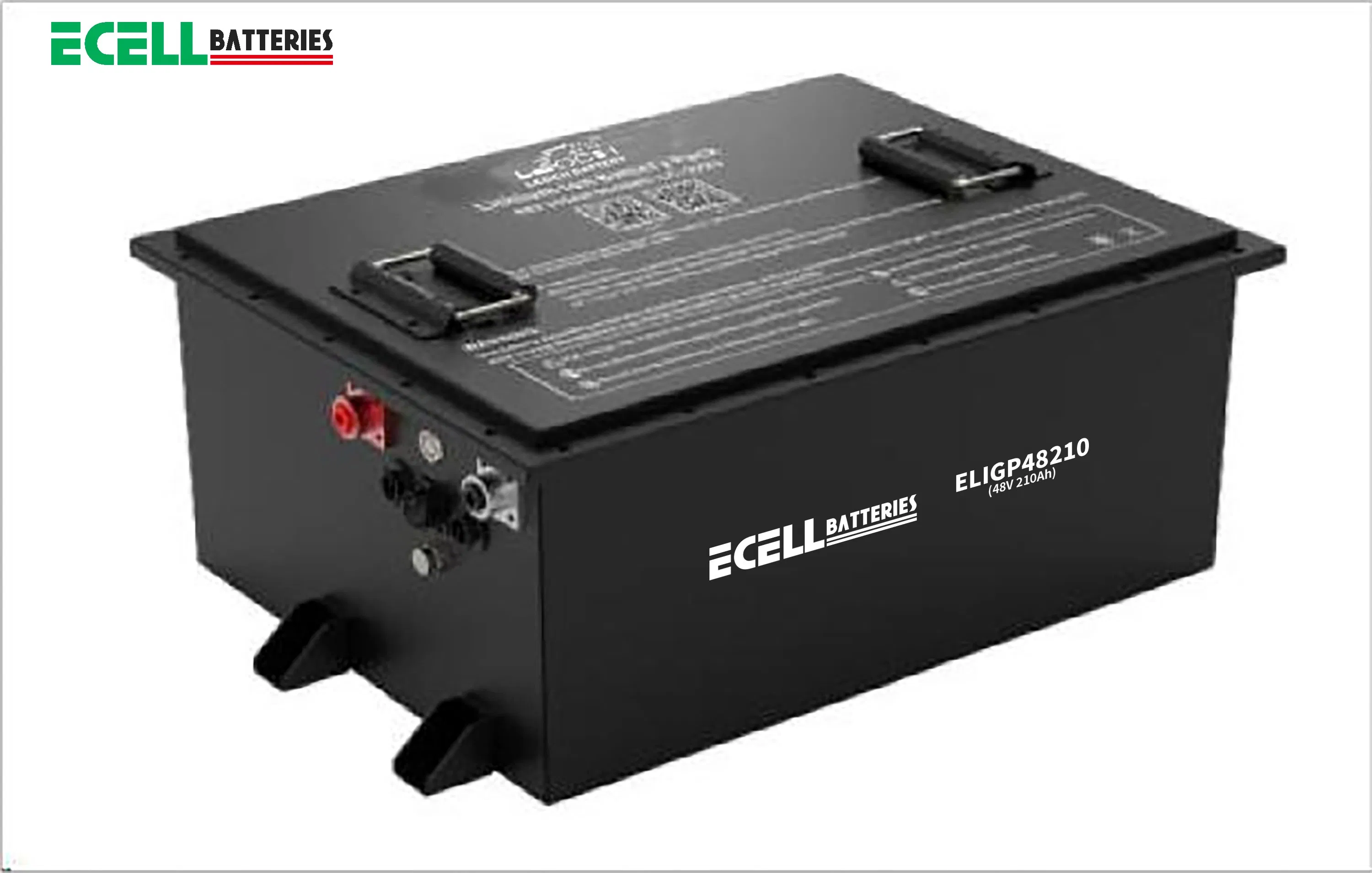 Bateria de UPS de Lítio para Carrinho de Golfe de Alta Potência 25.6V 200ah para Energia Solar LiFePO4