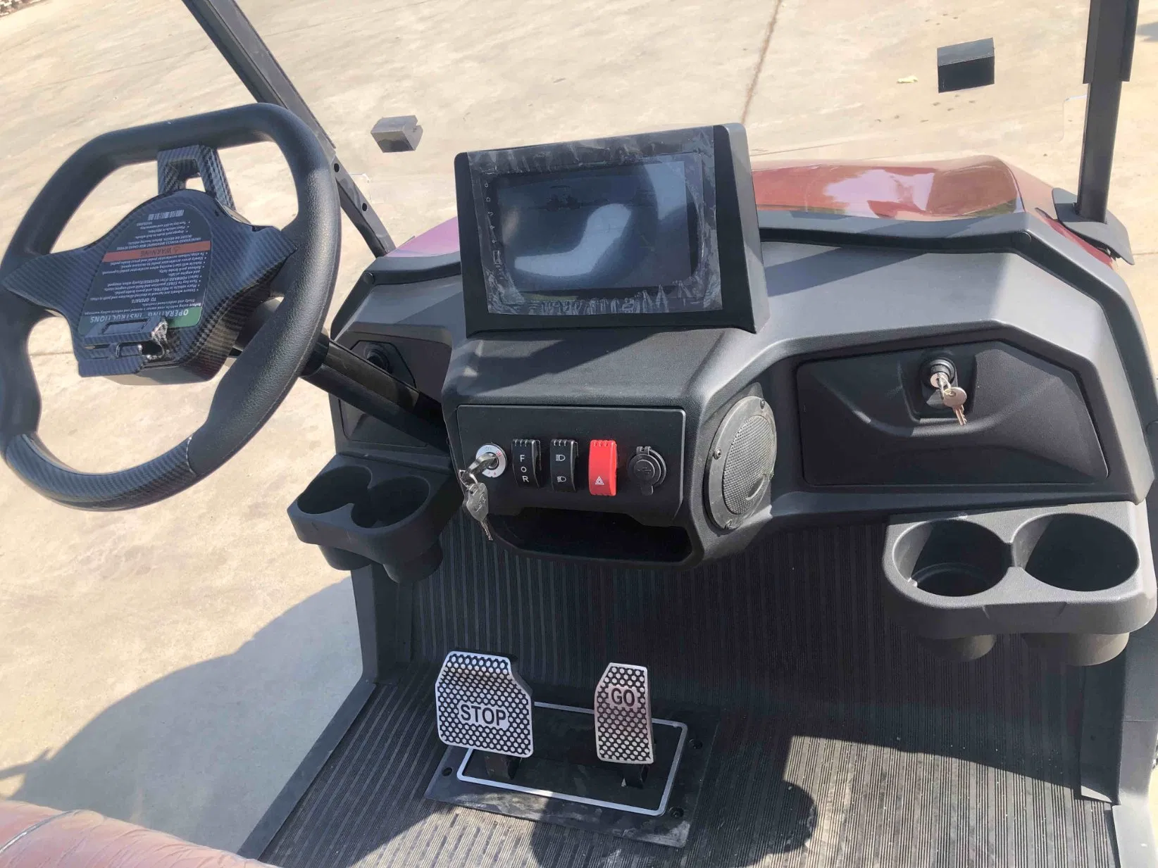 Fornecedor da China Preço Luxuoso 48V Carrinho de Golfe Elétrico com Empurrador Fabricante OEM ODM Venda Carrinho de Golfe Elétrico Elevado