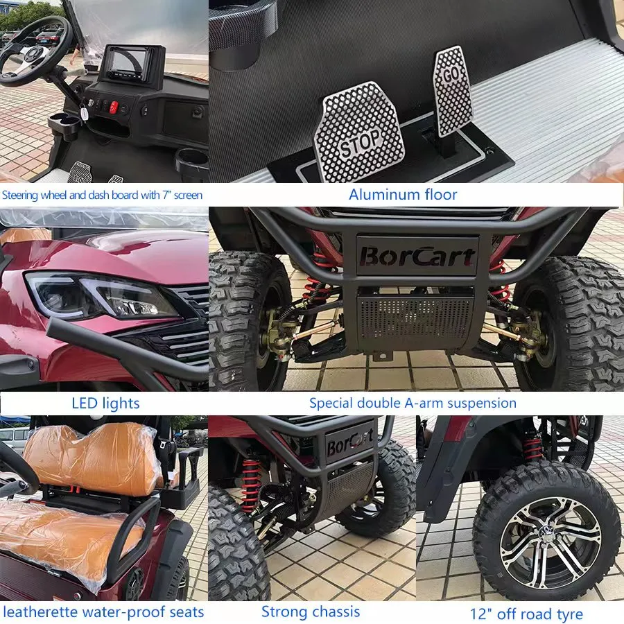 Detalhe do Carrinho de Golfe