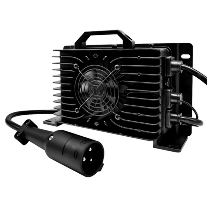 2000W Carregador Inteligente de Bateria de Íon de Lítio para Veículos Elétricos e Carrinhos de Golfe