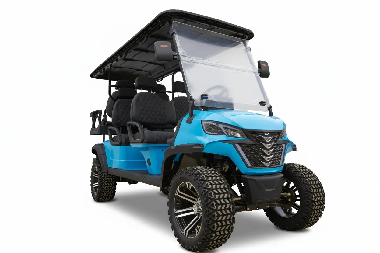 Carrinho de Golfe Elétrico Pronto para Acessórios Pessoais com Extensa Variedade de Acessórios Opcionais