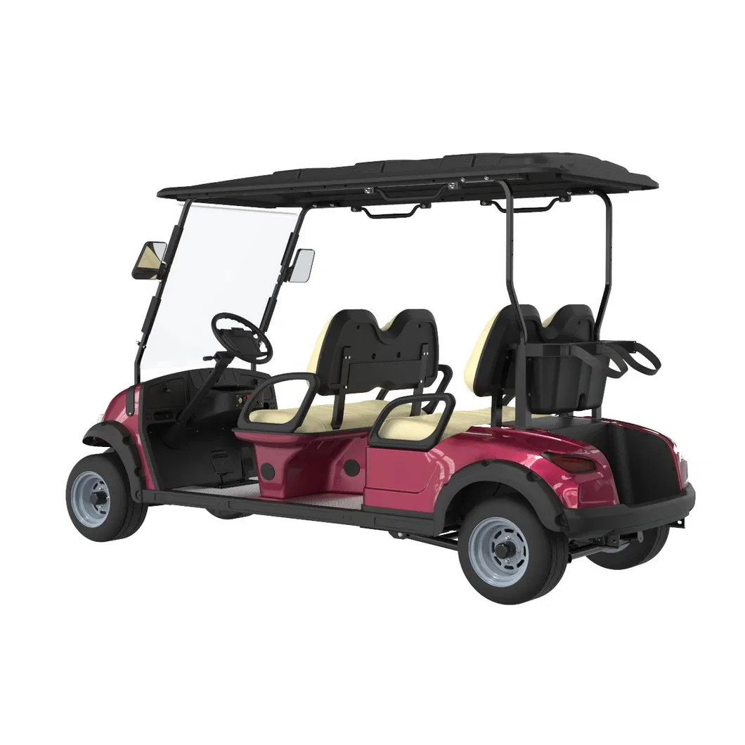 Acessórios para Carro de Golfe Legal na Rua 4 Lugares 48/72V Carrinho de Golfe Elétrico