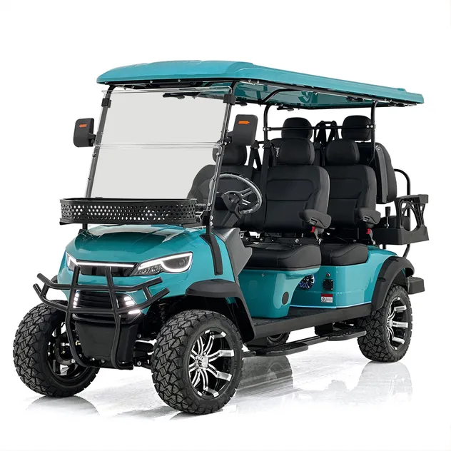 Carrinho de golfe de 4+2 lugares premium