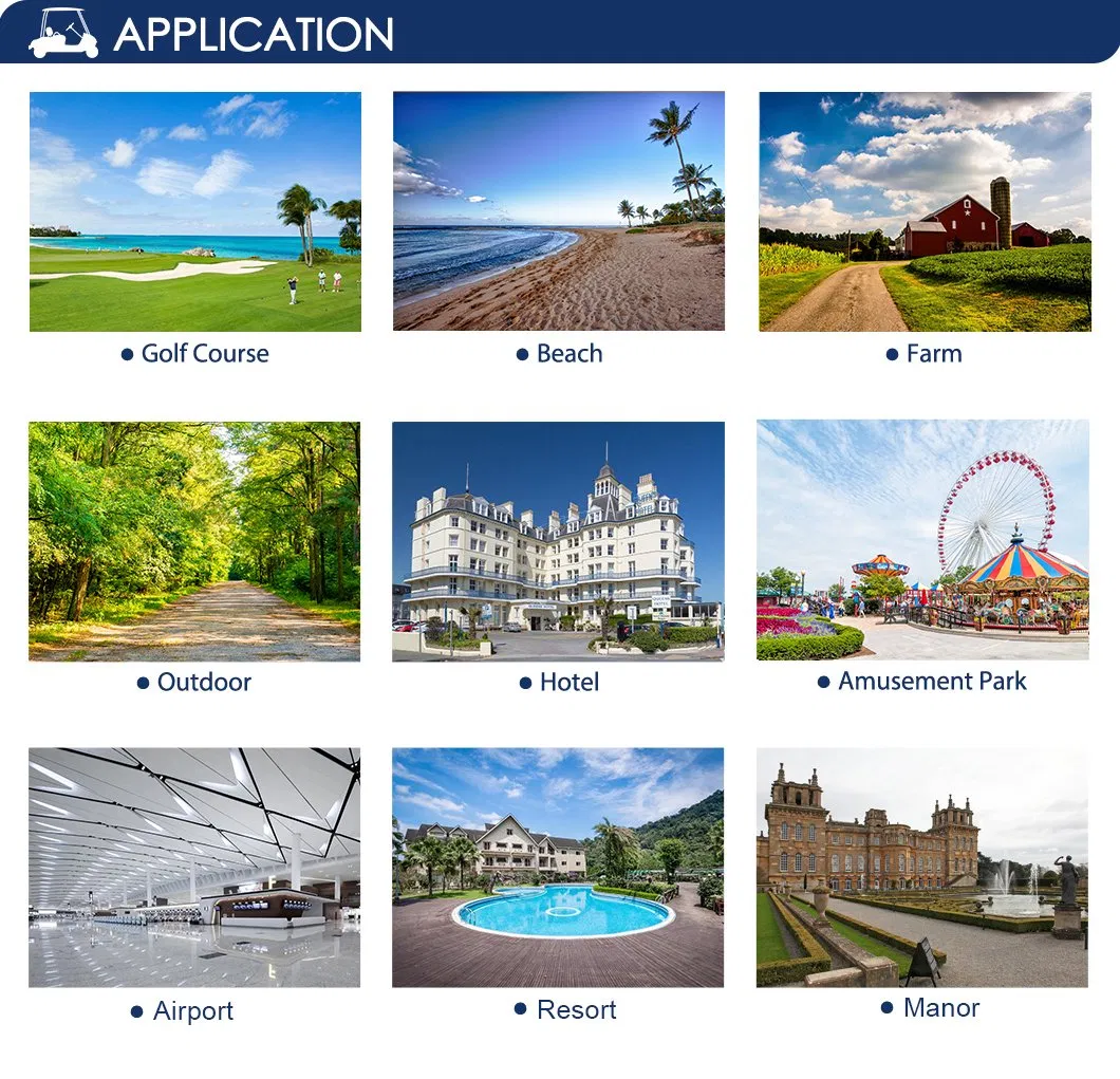 Dois Assentos Mini Carros Luxuosos Novo Fábrica 4 Carrinho de Golfe