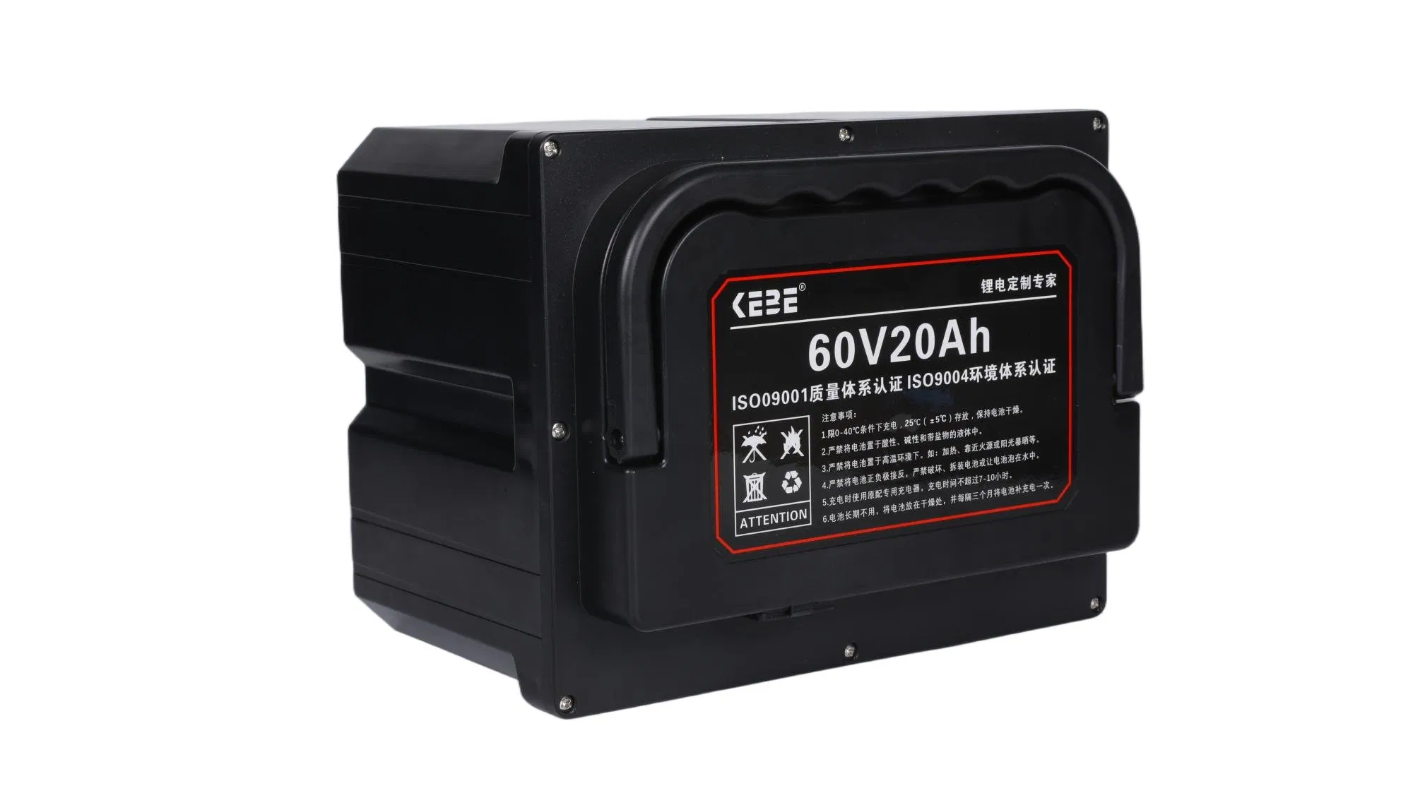 Fábrica Kebe OEM ODM 48V 60V 72V 96V Scooter Elétrico Motocicleta E-Bike Bateria de Íon de Lítio 20ah 30ah 40ah 50ah 60ah 80ah 100ah LiFePO4 Bateria de Lítio