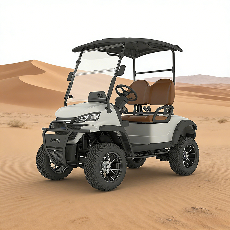 Veículo Elétrico Utilitário de Baixo Preço para Resorts, Carrinho de Golfe com Construção Robusta e Durável