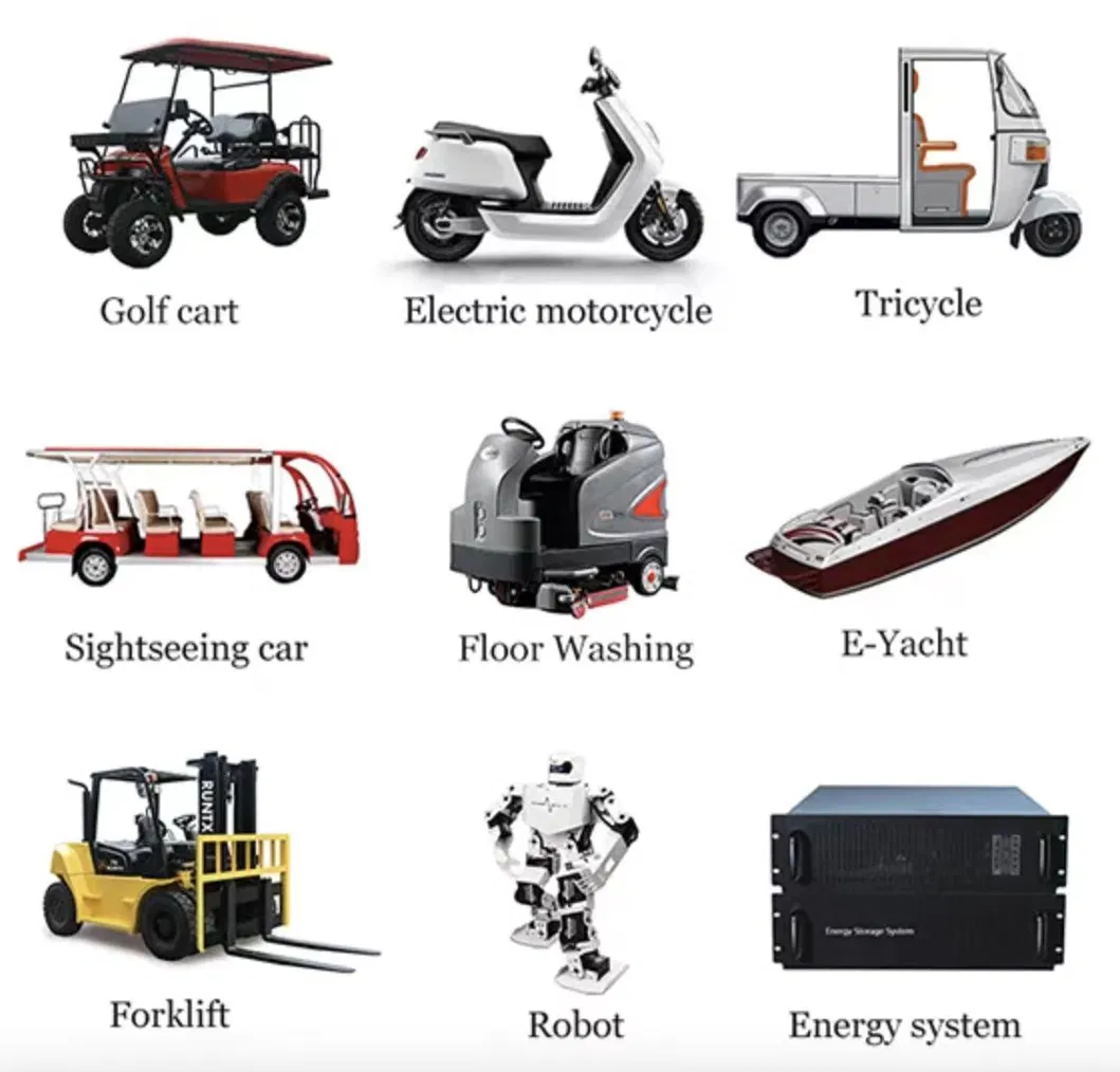 Carregador de Bateria Inteligente para Empilhadeira de Carrinho de Golfe