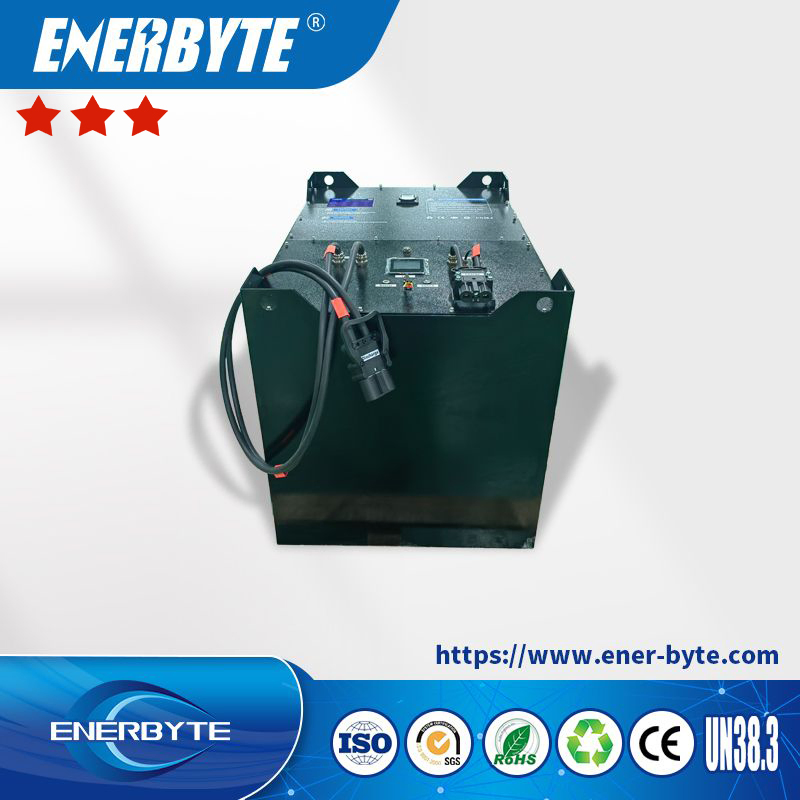 Bateria de Empilhadeira Elétrica Recarregável de Íon de Lítio Enerbyte 83.2V 460ah Bateria de Tração com LiFePO4 UL Un38.3